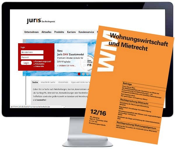 Wohnungswirtschaft und Mietrecht Print- und Onlineausgabe im Bundle Jahresabonnement (12 Ausgaben)